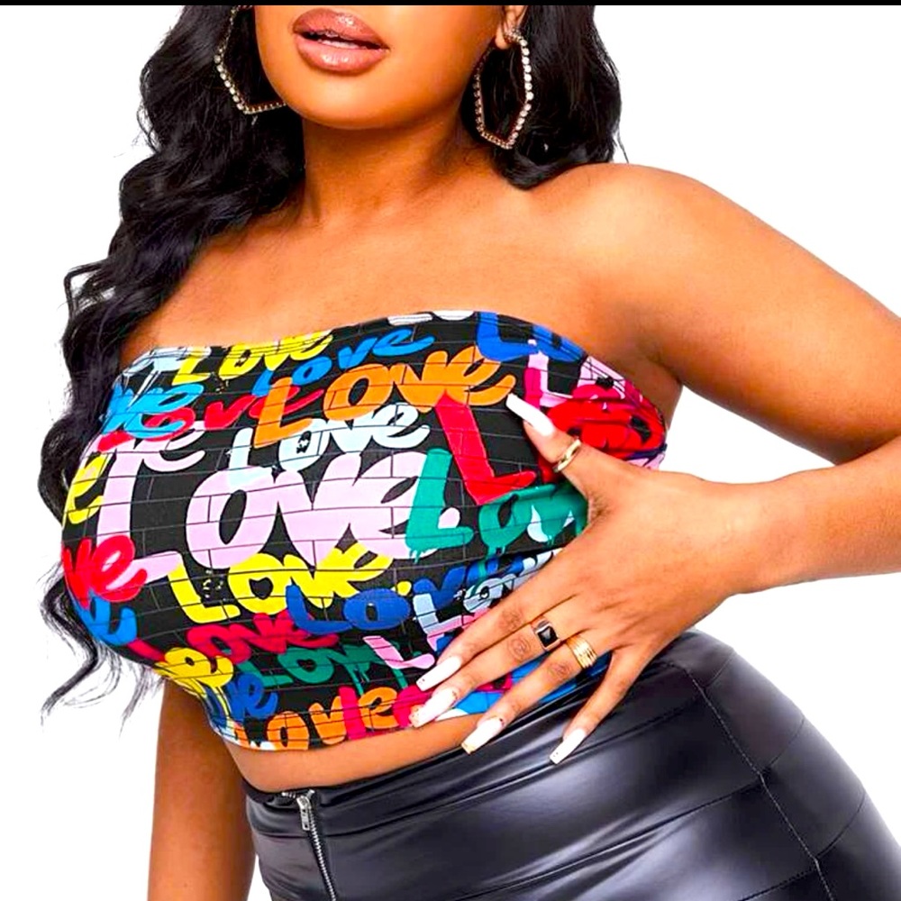 Bandeau graffiti Top